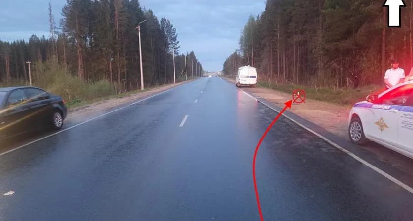 В Коми байкер с 361 нарушением ПДД попал в аварию