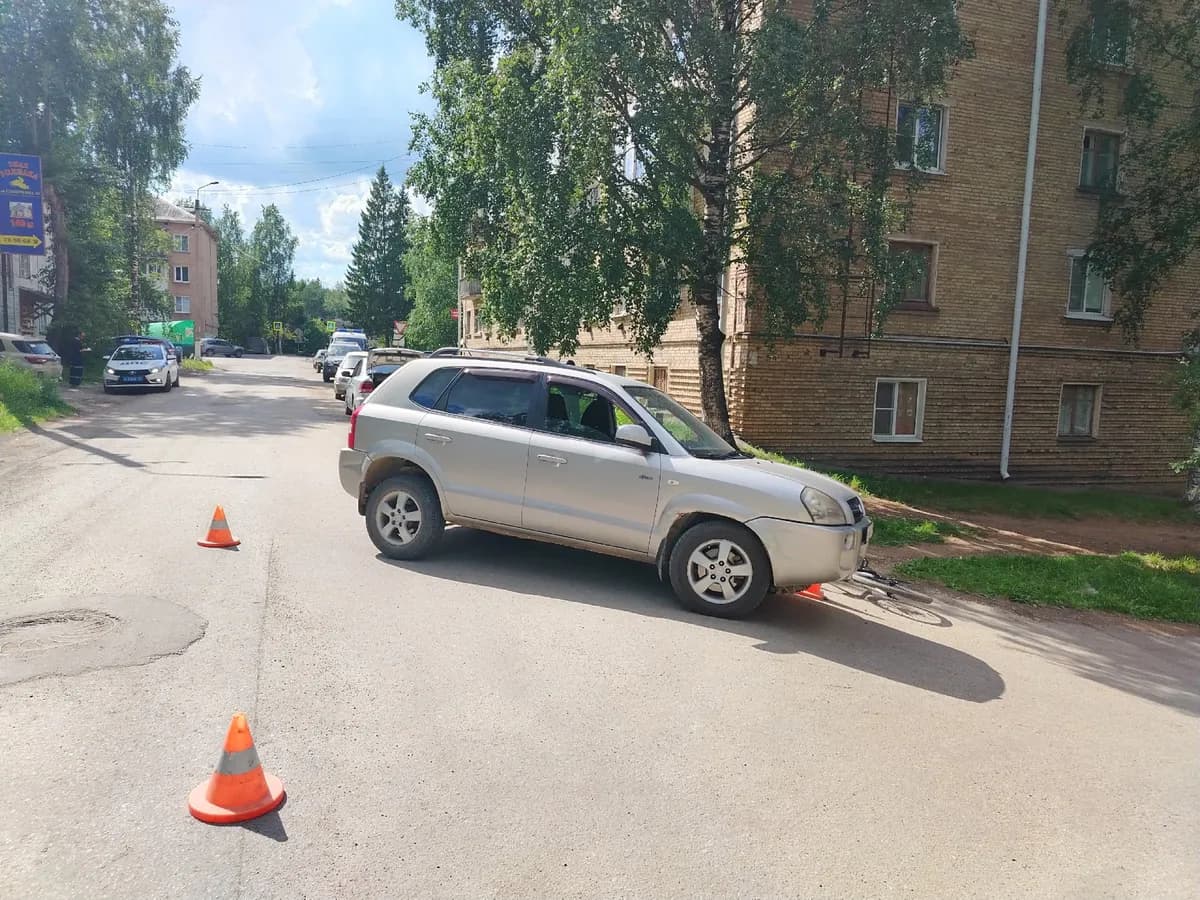 В одном городе Коми за полтора часа два велосипедиста попали в больницу
