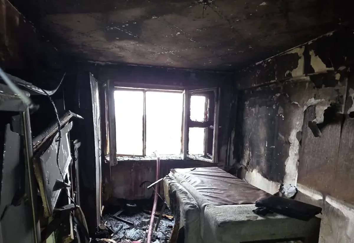 В Коми при пожаре из-за небрежного курения погиб мужчина и пострадала женщина