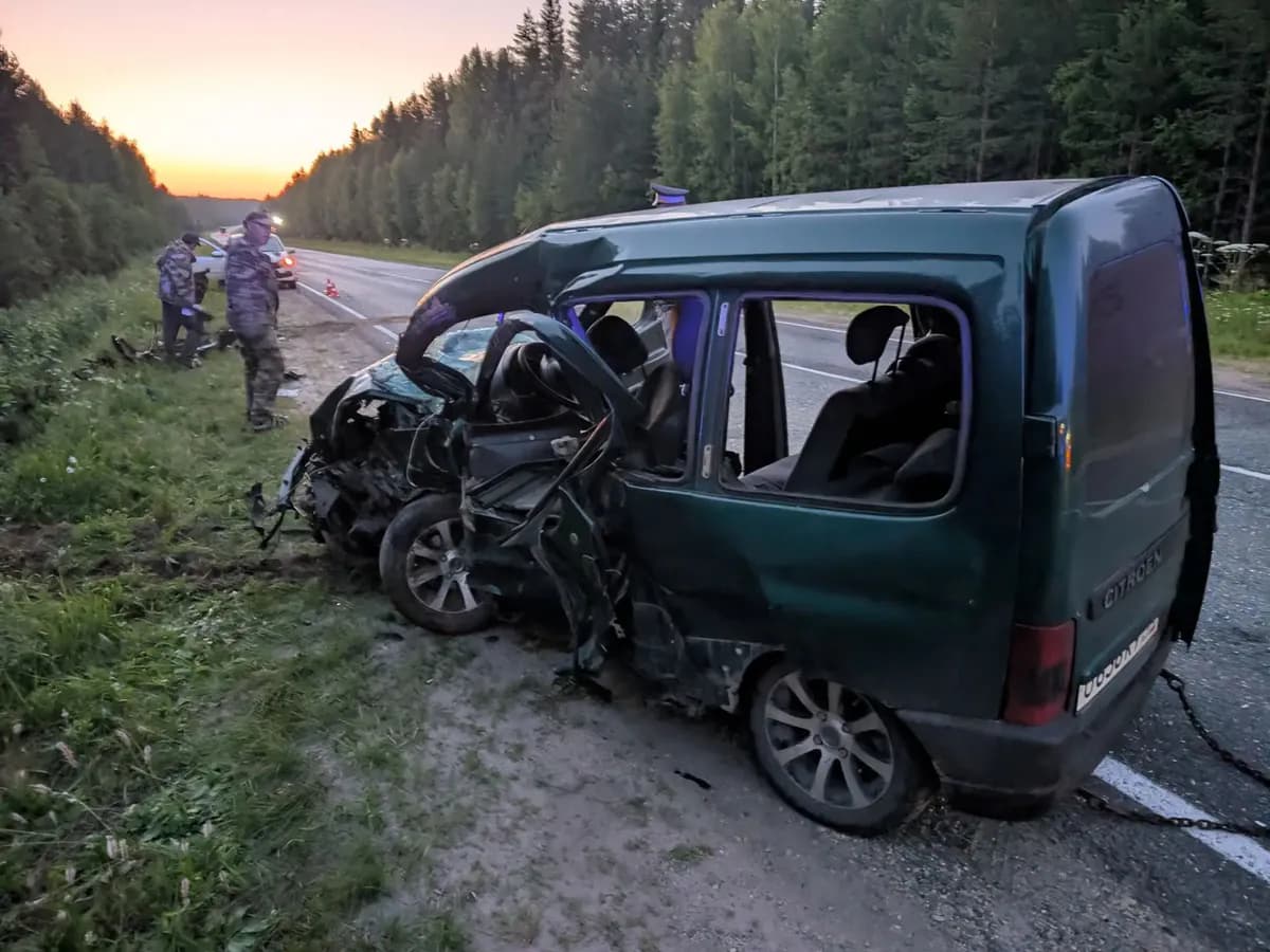В Коми новичок за рулём «Лады» спровоцировал смертельную аварию