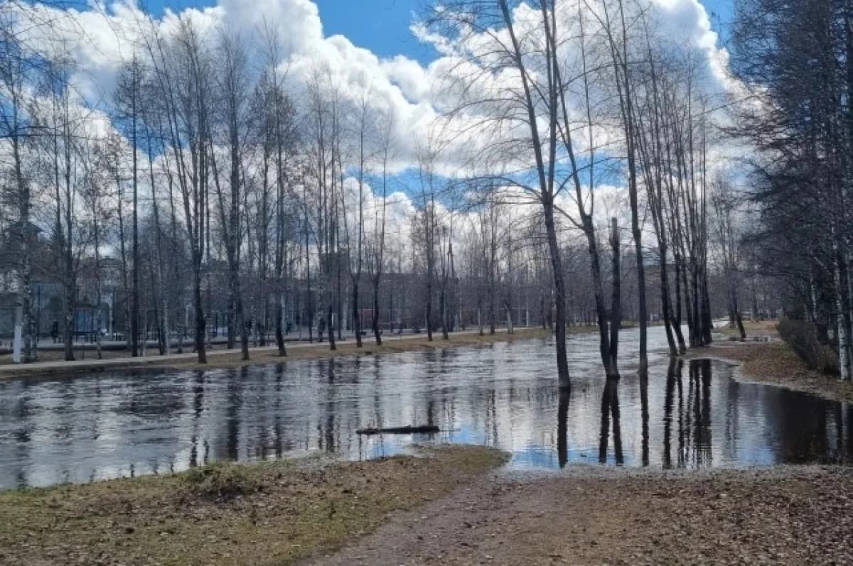 В городе в Коми из-за паводка ввели режим повышенной готовности