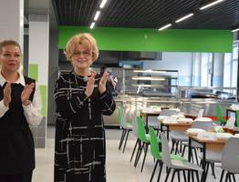 В Ухтинском техническом лицее открыли обновленную столовую