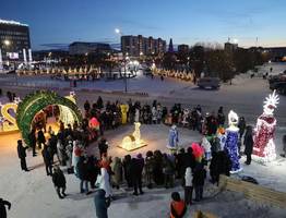 "ВоркутаУголь" подарила горожанам новогоднюю сказку