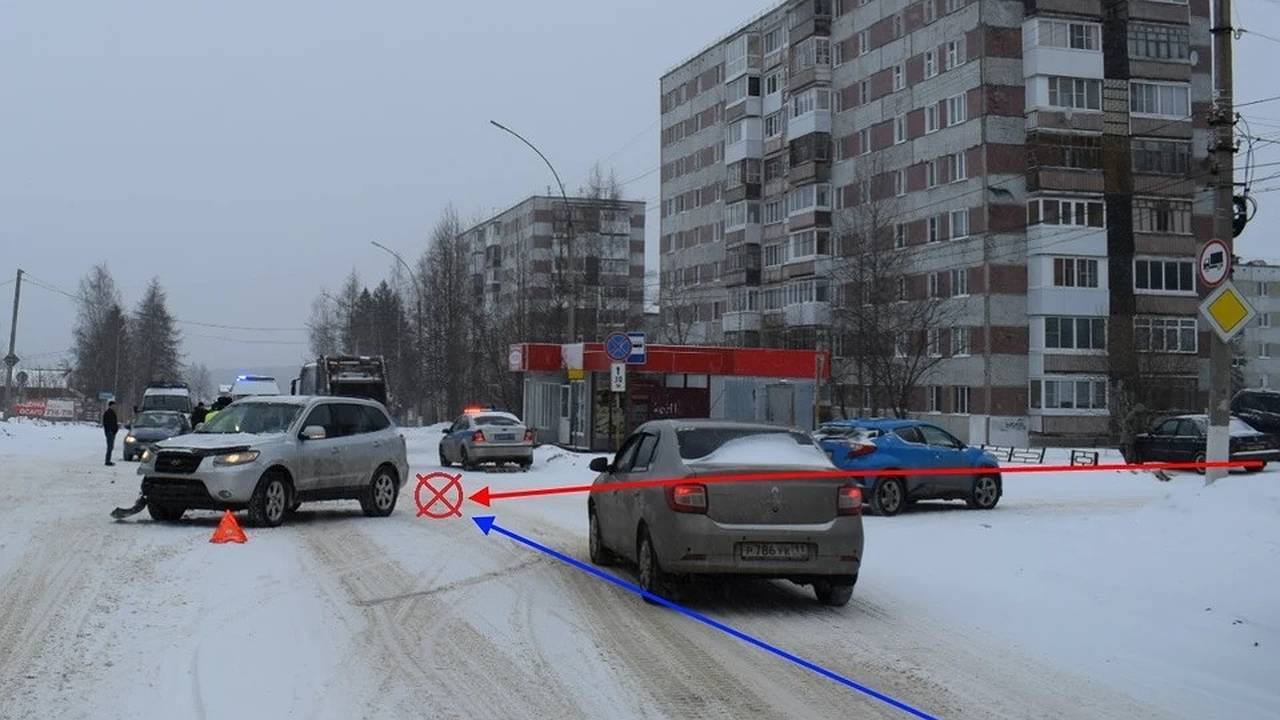 Главная картинка новости: В аварии с Hyundai в Коми пострадал 38-летний пассажир «Лады»