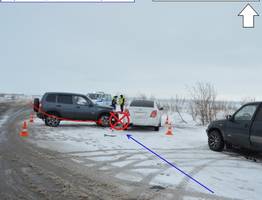 На кольцевой в Коми произошло столкновение внедорожника и легковушки