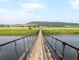 В Коми паводок разрушил мост