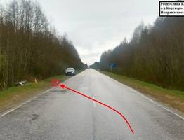 В Коми начинающий водитель Ford Focus оказался в кювете