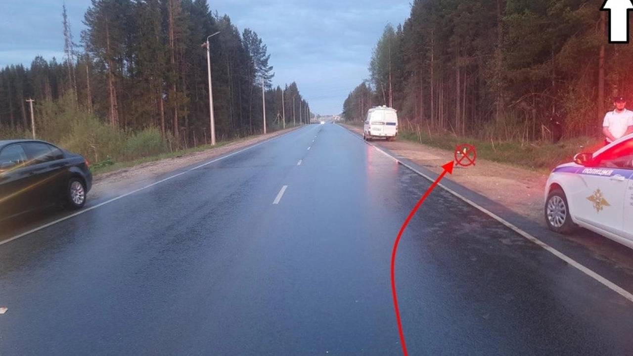 Главная картинка новости: В Коми байкер с 361 нарушением ПДД попал в аварию