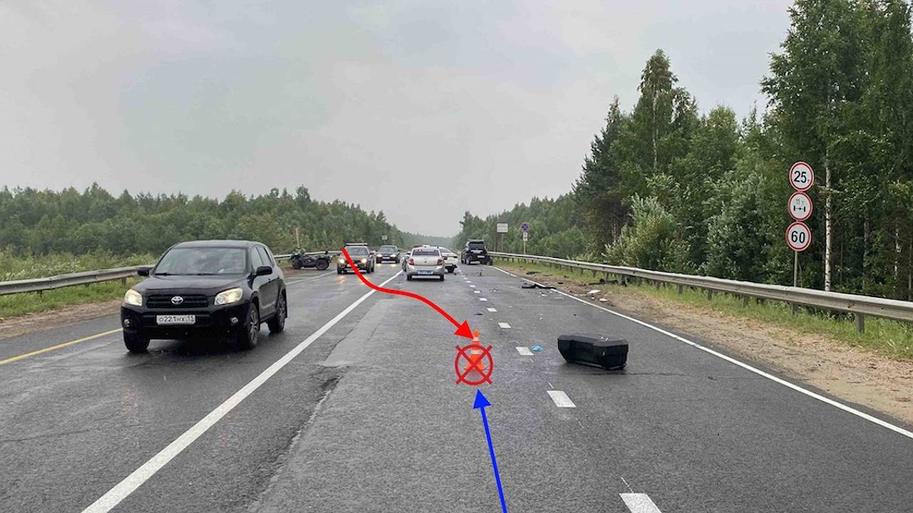 Главная картинка новости: В Коми водитель квадроцикла врезался в автомобиль Kia