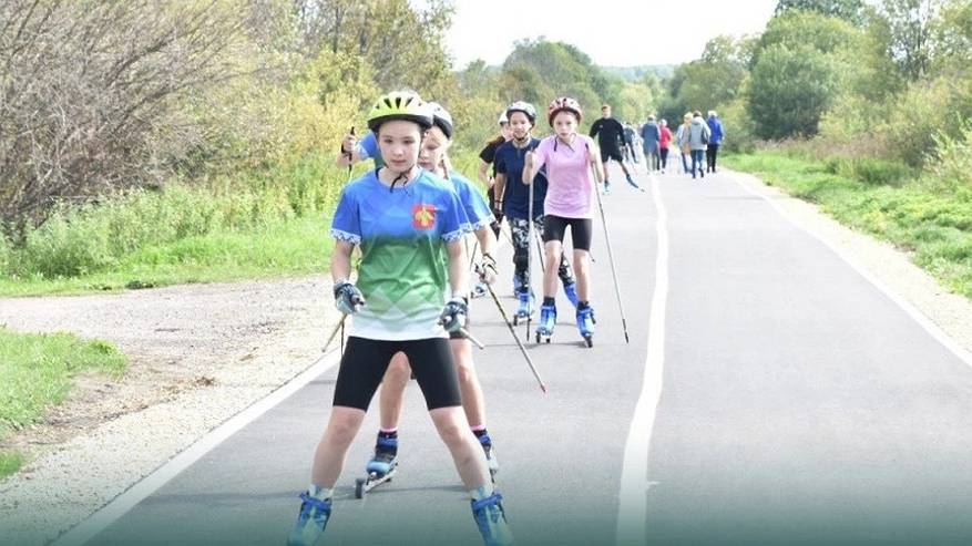 Главная картинка новости: В Коми появилась ﻿новая лыжероллерная ﻿трасса