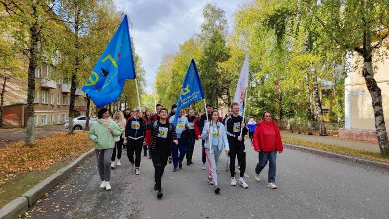 Главная картинка новости: В Коми был дан первый спортивный старт нового учебного года в одном вузе