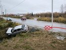 В Коми молодые парни вылетели в кювет на отечественном авто