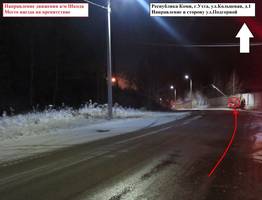 В Коми начинающий водитель врезался в колонну ЛЭП