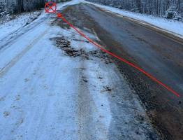 В Коми иномарка съехал в кювет и опрокинулась