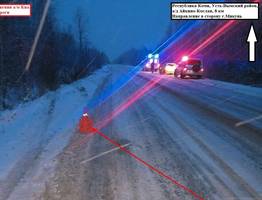 Житель Коми потерял управление машиной и попал в кювет