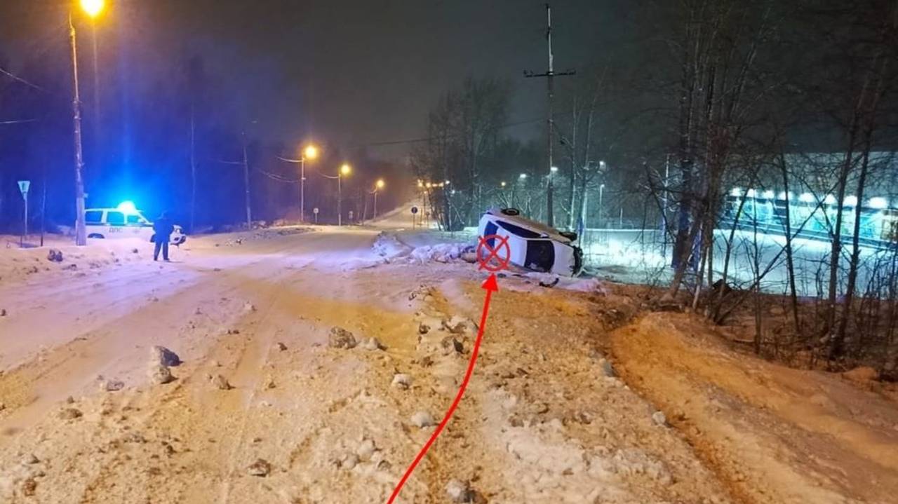 Главная картинка новости: В Сосногорске водитель без прав лишился машины после ДТП