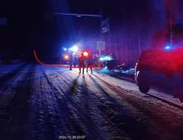 Иномарка влетела в столб на дороге Айкино — Кослан