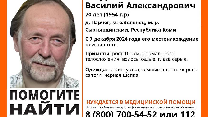 Главная картинка новости: Волонтеры сделали выезд на поиски пропавшего в Коми пенсионера