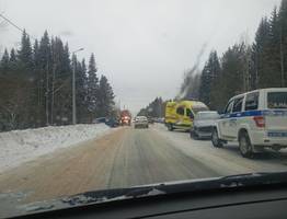 В Коми в аварии пострадало несколько детей