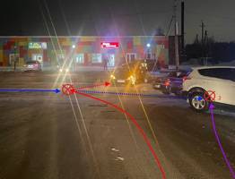 В Сыктывкаре в тройном ДТП травмы получил водитель