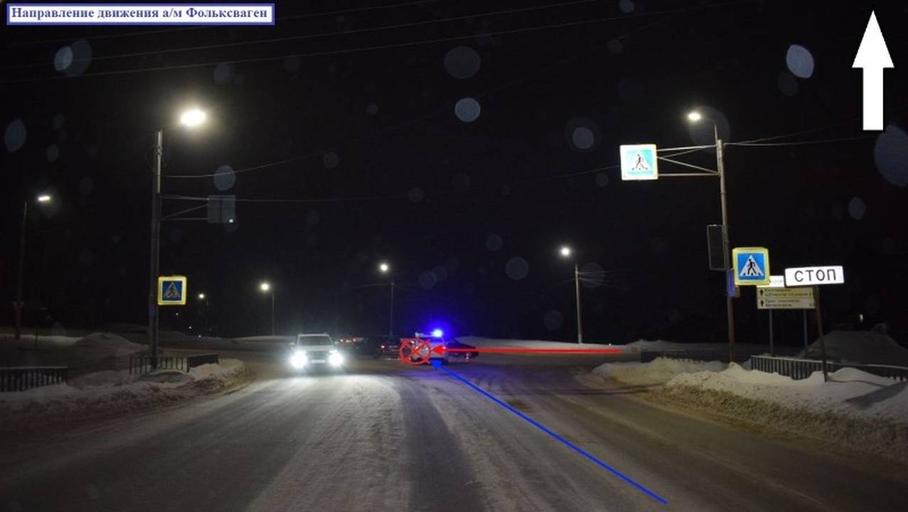 На перекрестке в Коми водители “Приоры” и “Фольцфагена” устроили ДТП