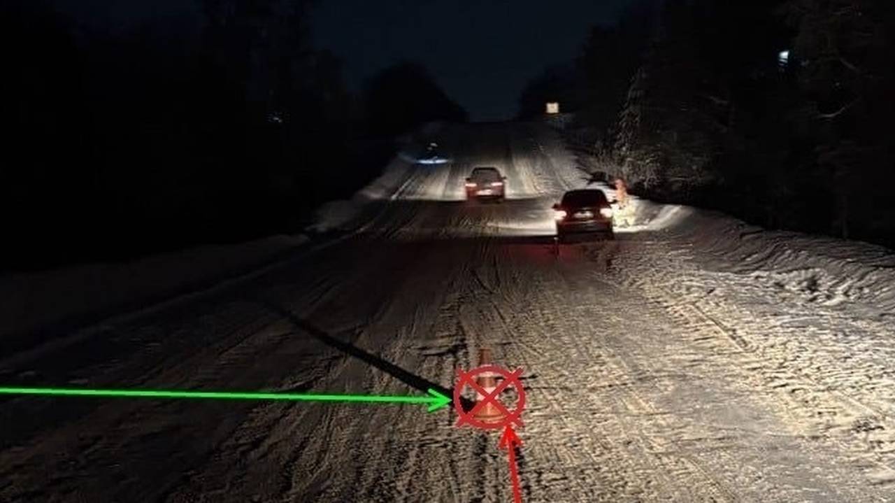 Главная картинка новости: Нарушительница ПДД из Коми попала в больницу после аварии