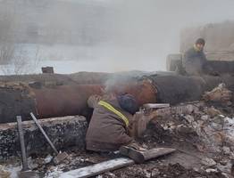 Завершились ремонтные работы на теплотрассе в Воркуте