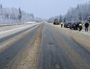 На ухтинской трассе обнаружили зимнюю скользкость и рыхлый снег