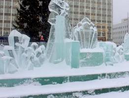 В Сыктывкаре ледовый городок разберут досрочно