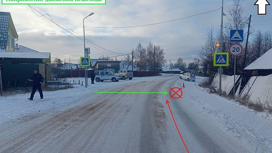 Главная картинка новости: Житель Коми сбил женщину на “зебре” и стал фигурантом уголовного дела