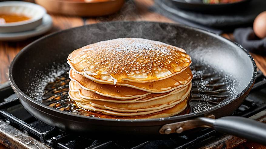 Главная картинка новости: Ажурные блины на дрожжах: добавляем в пористое тесто молоко и воду — получаем вкуснейшие блинчики с дырочками