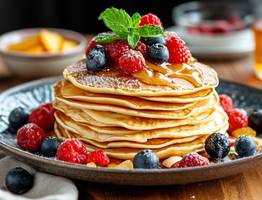 Вливаю это в тесто перед мукой: блины получаются ажурные и вкусные