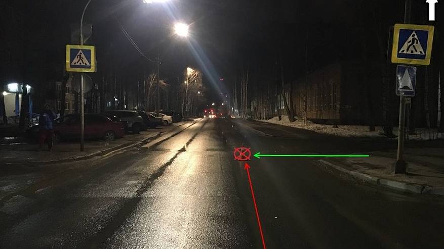 Главная картинка новости: В столице Коми женщина попала под колеса иномарки