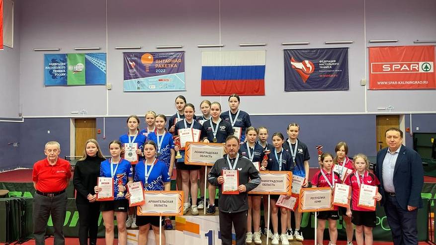 Главная картинка новости: Ребята из Коми заняли призовые места на турнире СЗФО по настольному теннису