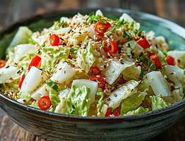 Готовим изумительный салат «Переполох»: нужна «пекинка» и еще несколько ингредиентов — главный гастрономический хит весны-2025 найден