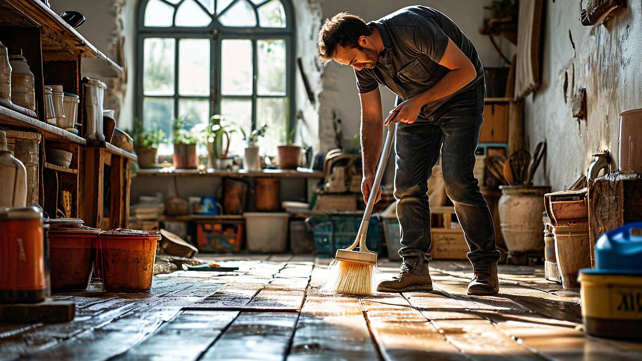 Главная картинка новости: Полы мою раз в неделю армейским способом - теперь только так избавляюсь от всей грязи