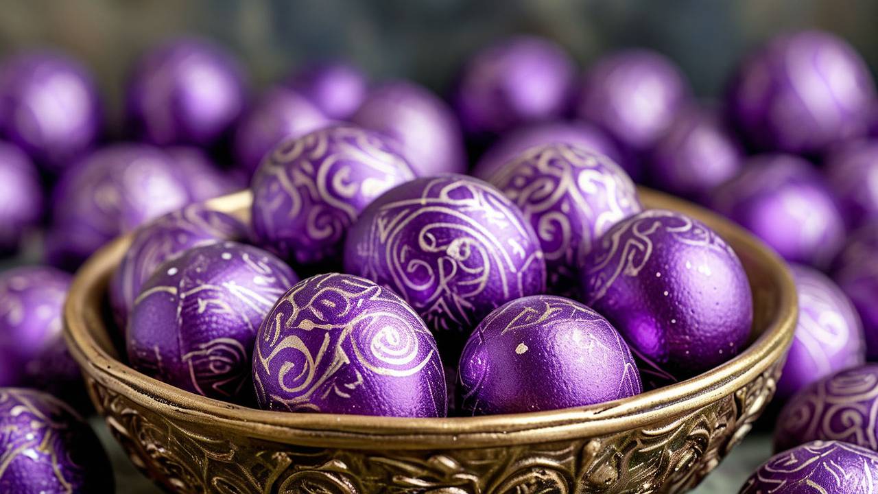 Главная картинка новости: Модный сиреневый оттенок для пасхальных яиц: легкий метод окрашивания природными средствами