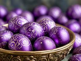 Модный сиреневый оттенок для пасхальных яиц: легкий метод окрашивания природными средствами