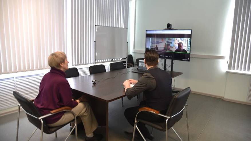 Главная картинка новости: Тренеры Коми и Луганщины обменялись методиками детского волейбола