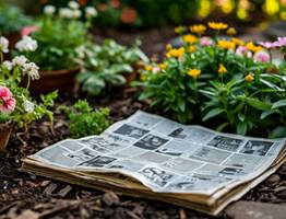 Обычная газета спасет ваш огород от муравьев, тли и слизней - простой и действенный лайфхак