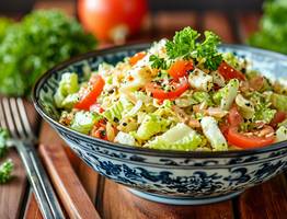 Салат с пекинской капустой "Леди Ди": сочный, нежный и вкусный — у домашних только за ушками пищит от блаженства