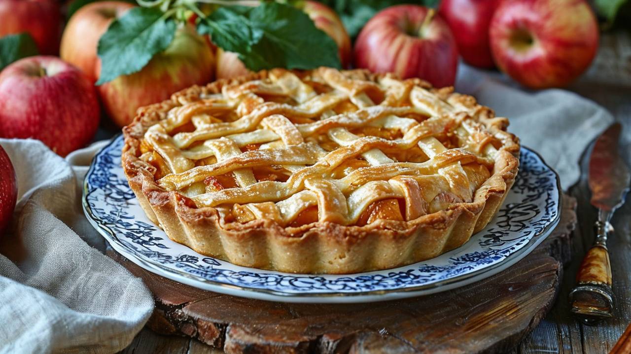 Замешиваем за 5 минут и подаем ароматный яблочный пирог: съедается до того, как успеет остыть — вкуснее шарлотки