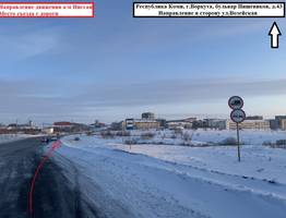 В Коми иномарка съехала в кювет у автобусной остановки