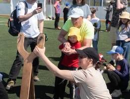 Сыктывкарские семьи посоревновались в умении попадать в цель