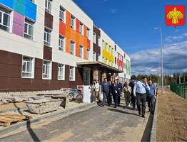 Врио Главы Коми проверил ход строительства новой школы в Ижме