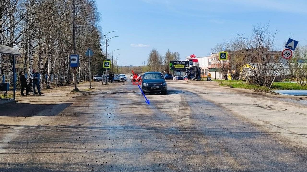 Главная картинка новости: В одном из городов Коми за день произошло два ДТП