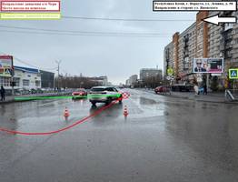 В Коми иномарка, поворачивая налево, сбила пешехода