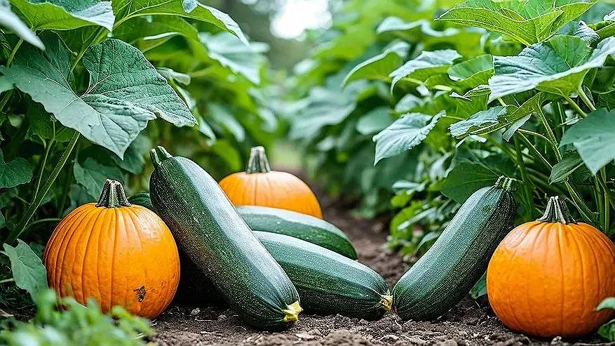 Главная картинка новости: Перед посадкой кабачков и тыквы — обязательно: 3 добавки в почву — и бахчевые вырастут могучими богатырями