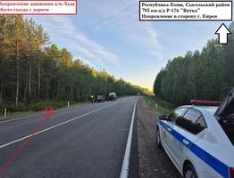 Водитель легковушки и несовершеннолетний на байке пострадали в ДТП на дорогах Коми