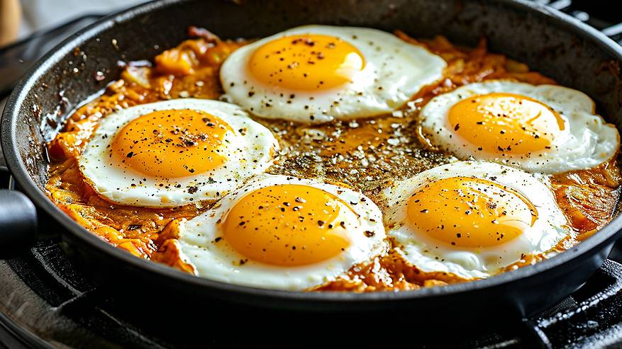 Главная картинка новости: Не сало и не масло: на чём жарят яйца опытные хозяйки — запомните это правило раз и навсегда